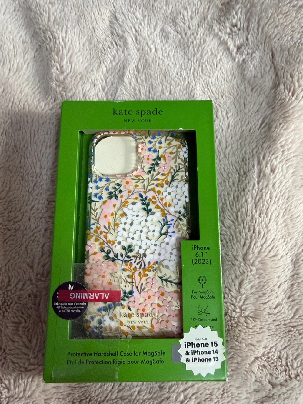 kate spade Floral MagSafe Hardshell iPhone Case - Pink, White, Green, Blue